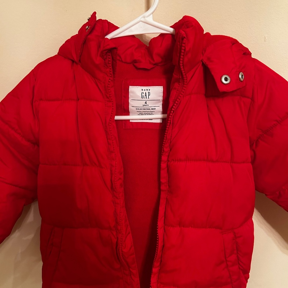 Gap kids down coat fairy used